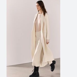 Zara Wool Blend ZW Collection Coat